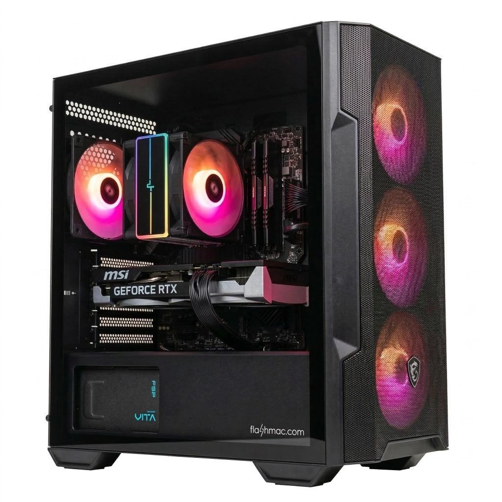PC Gaming BASE ONE (Ryzen 5 6-core, 16GB, RTX 5060 8GB, 1.5TB) - NUOVO