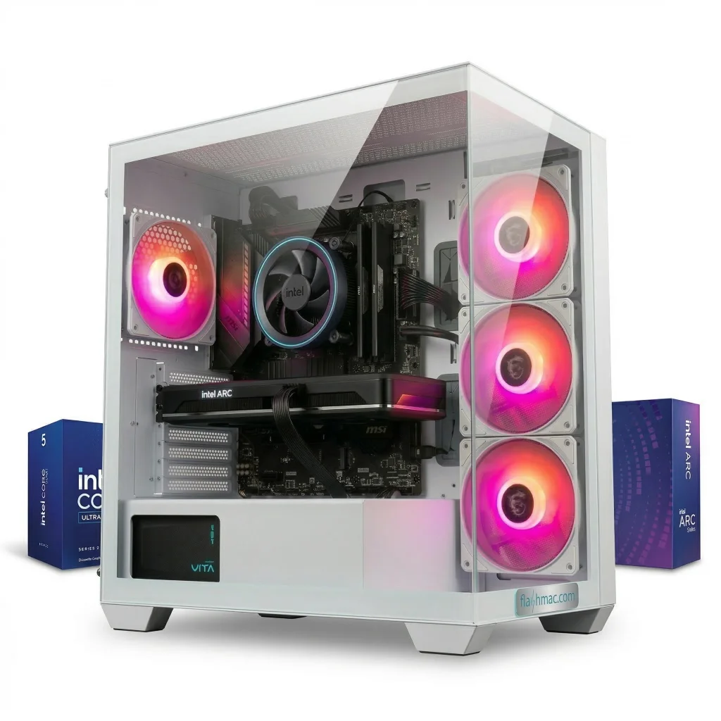 PC Gaming ARCADE ULTRA (Intel Core Ultra 10-core, Intel ARC B580 12GB, 16GB RAM DDR5, 1TB) - Nuovo - immagine 2