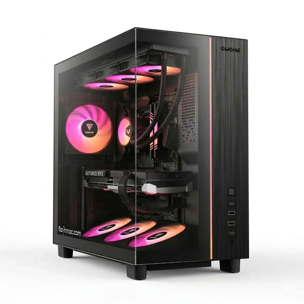 PC Gaming SHADOW EDGE (Ryzen 5 6-core, 16/32 GB DDR5, RTX 5060 Ti 16GB, 2TB) - NUOVO